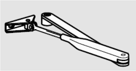 Стандартная штанга. Доводчик дверной DORMA TS-72